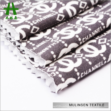 Mulinsen Textile High Quality Two Side Brush DTY Jersey Fabric Print